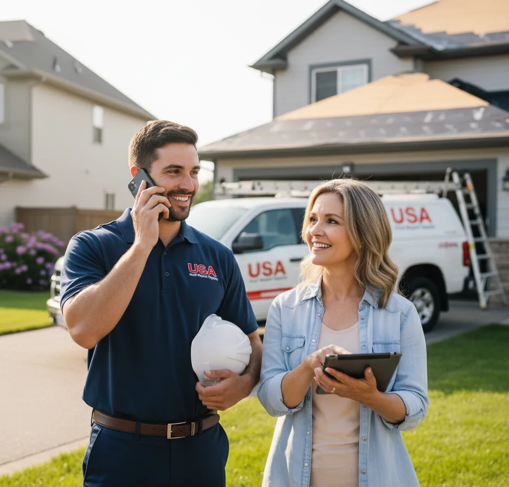 USA Roof Repair Experts customer support in Larose